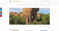 Desktop Screenshot of durbansafaris.com